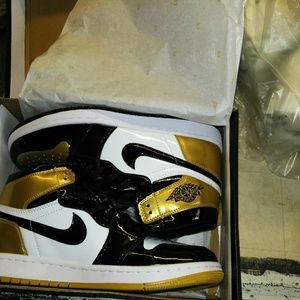 Air Jordan ones gold top 3